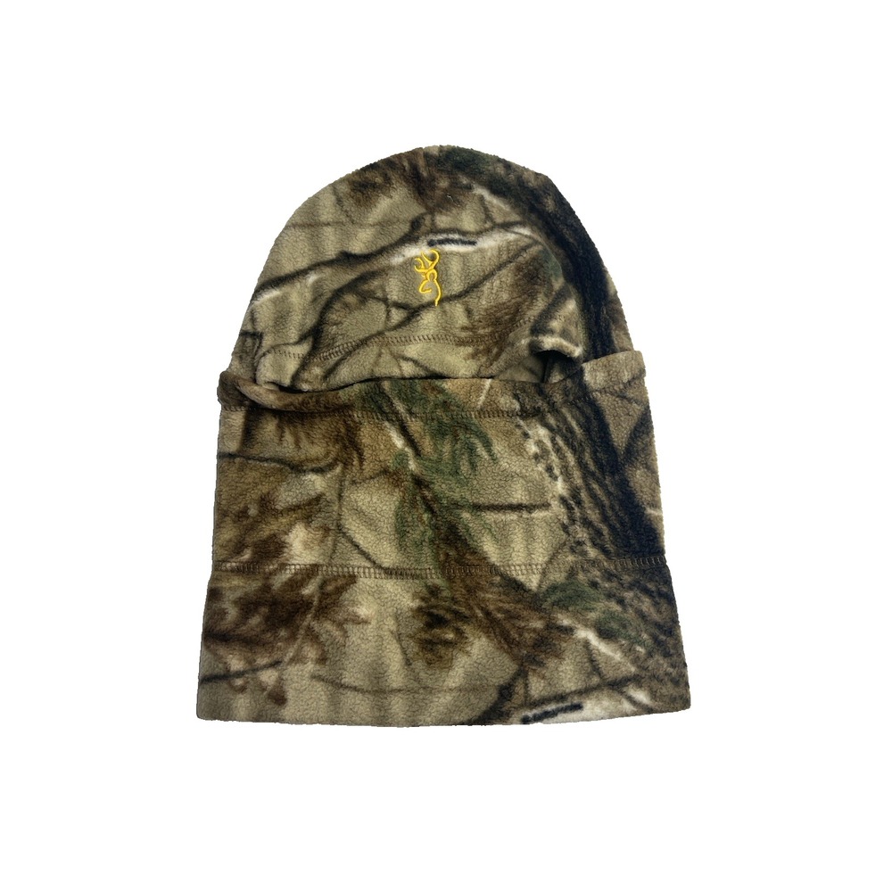 Browning Camo Full Face Cover Ski Men One Size Hunting Woods Outdoor Game